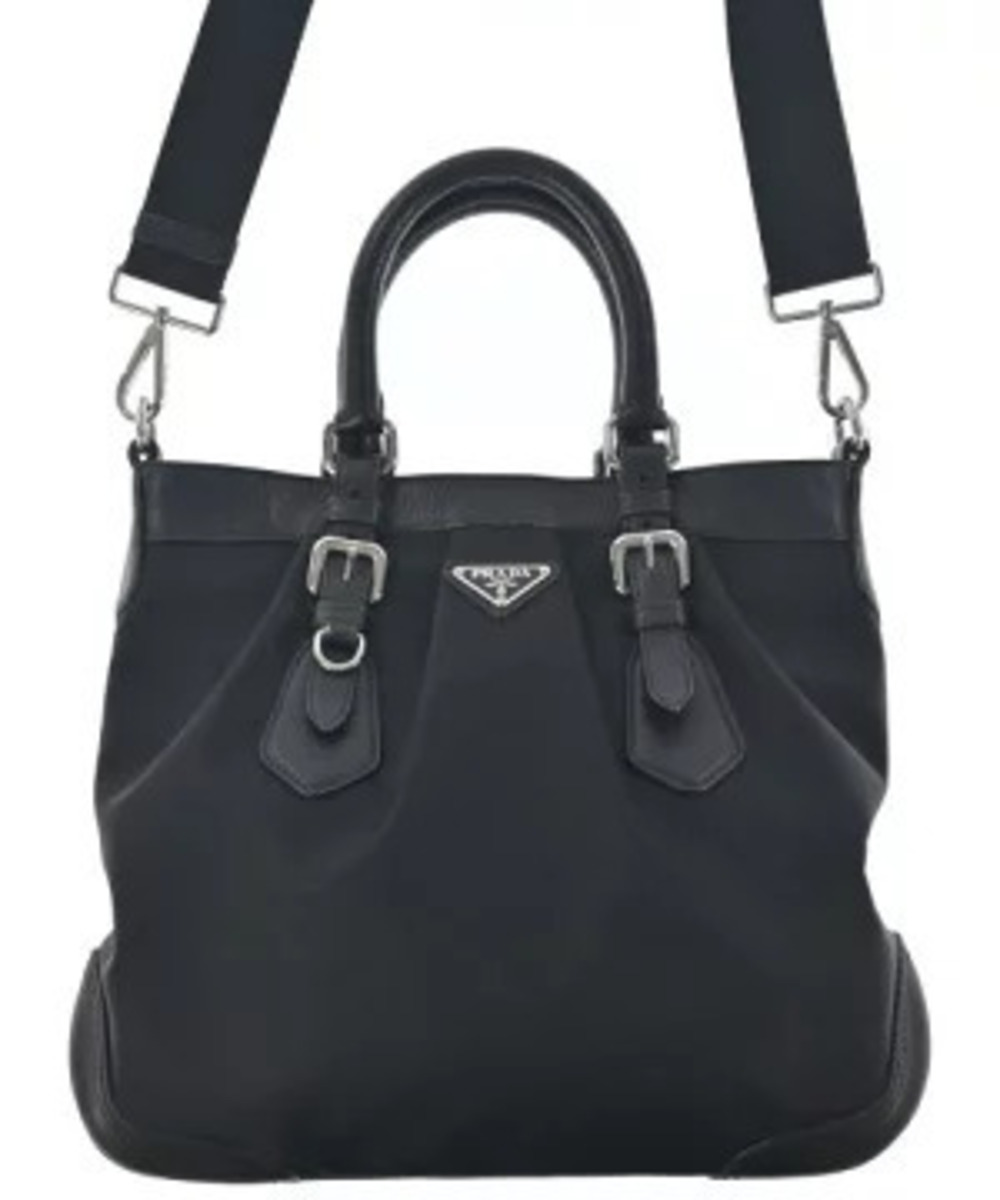 Prada Tessuto Shoulder Bag Black